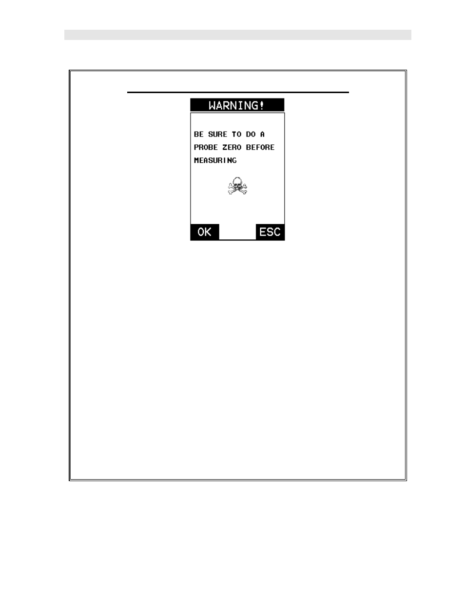 Performing a manual probe zero (on block) | Dakota Ultrasonics CMX DL User Manual | Page 13 / 133