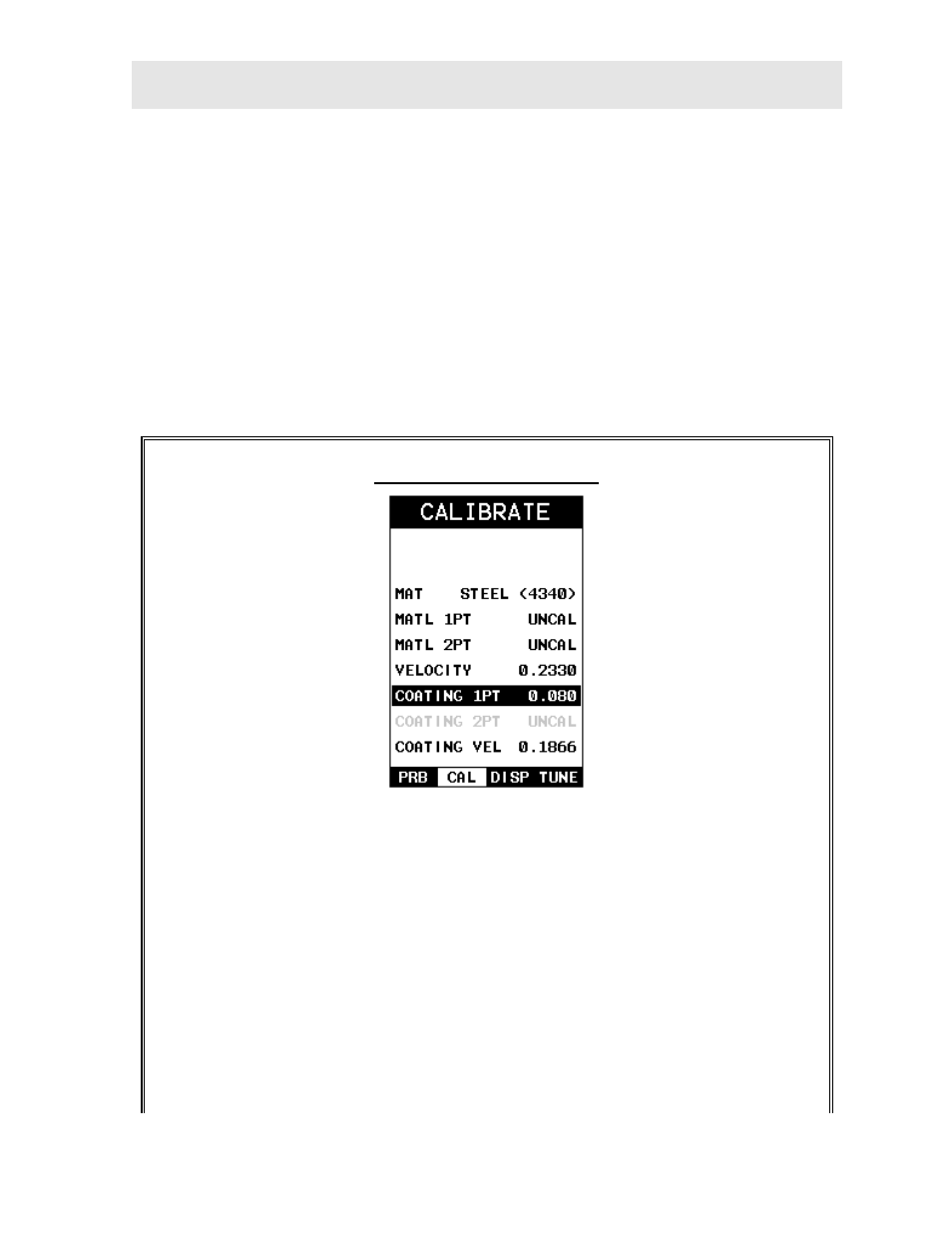 Known thickness, One point calibration | Dakota Ultrasonics CMX DL User Manual | Page 79 / 133