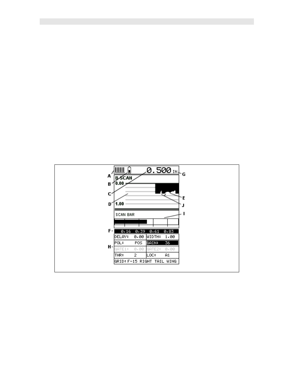 B-scan | Dakota Ultrasonics PVX User Manual | Page 51 / 115