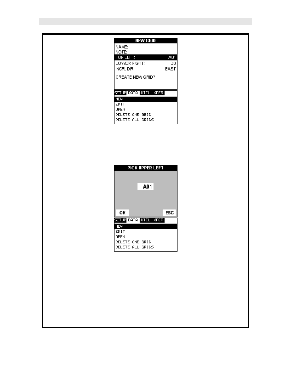 Setting the lower right coordinate | Dakota Ultrasonics PVX User Manual | Page 89 / 115