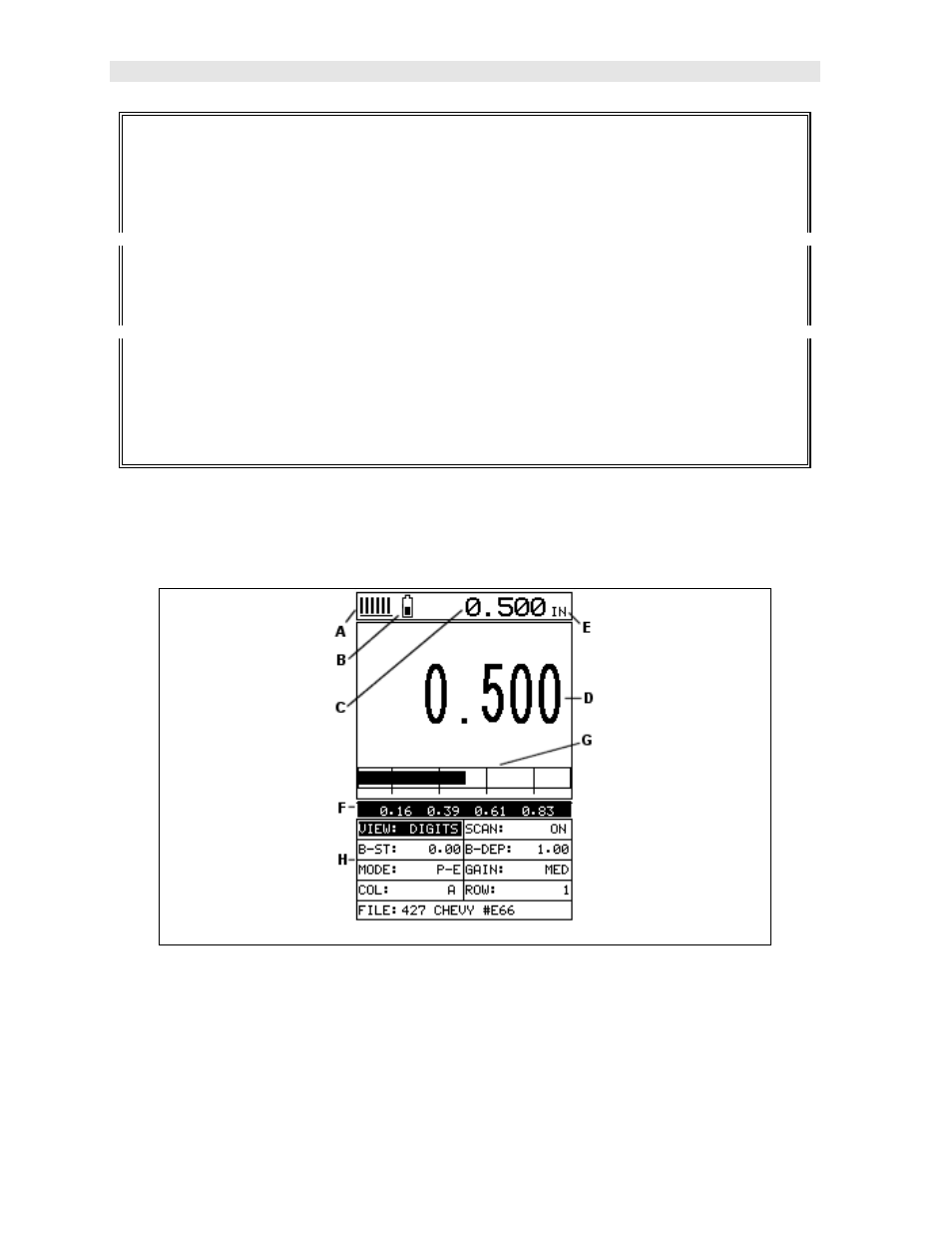 2 display views | Dakota Ultrasonics PR-8V User Manual | Page 46 / 95