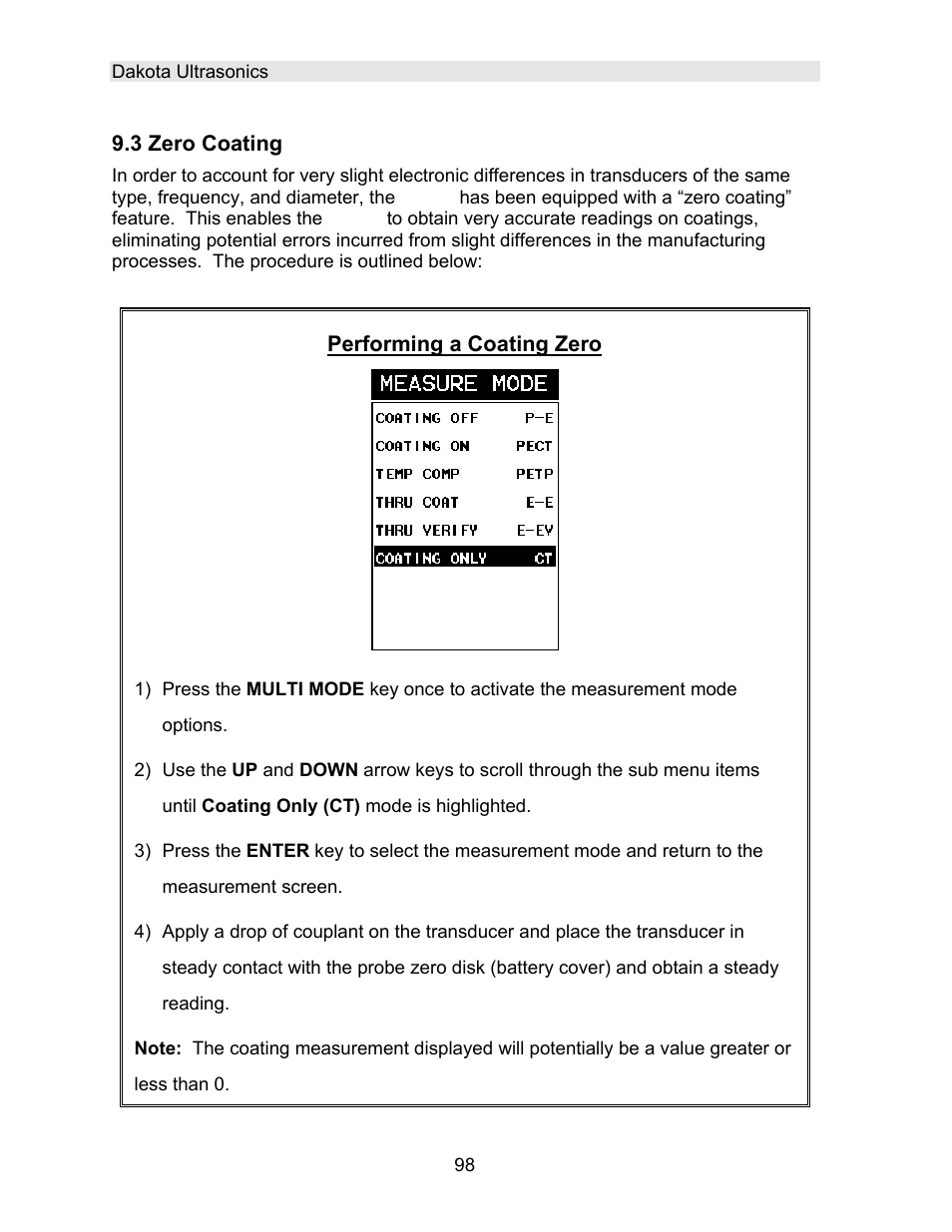 Dakota Ultrasonics DFX-7 plus MANUAL2 User Manual | Page 102 / 174