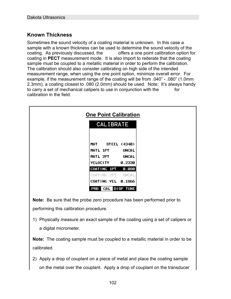 Dakota Ultrasonics DFX-7 plus MANUAL2 User Manual | Page 106 / 174