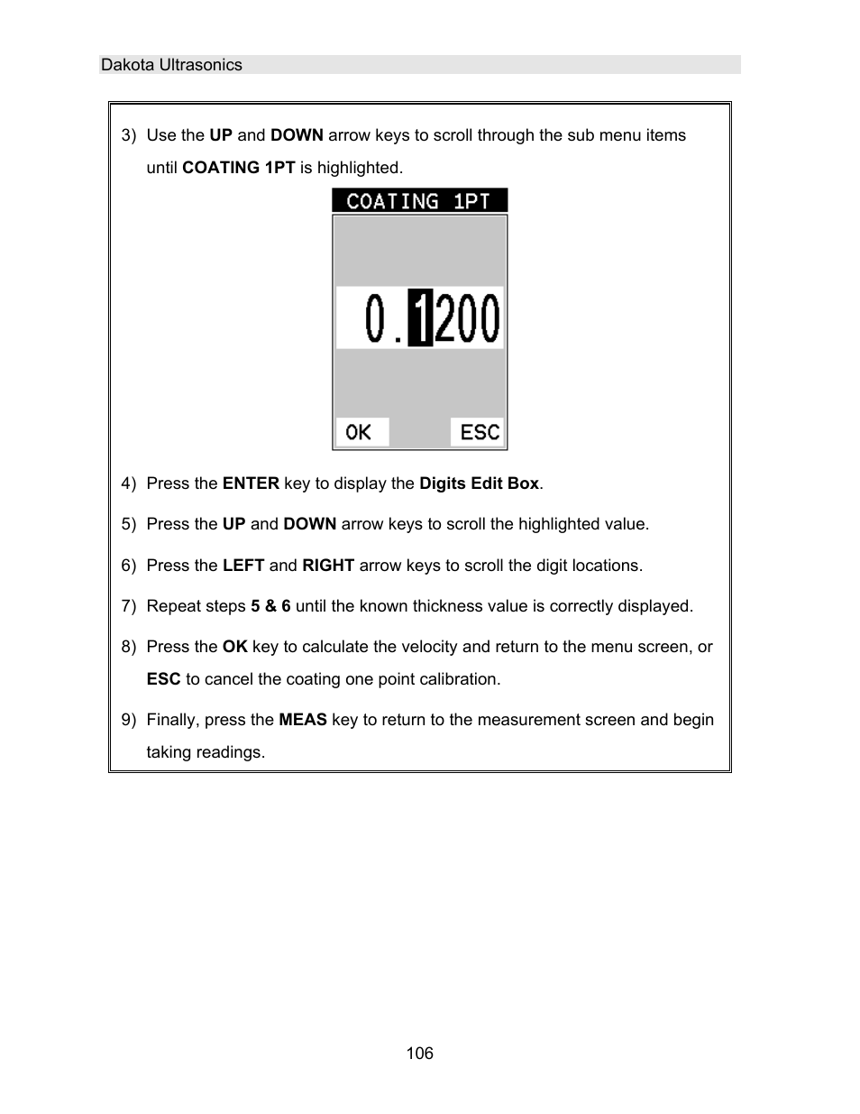 Dakota Ultrasonics DFX-7 plus MANUAL2 User Manual | Page 110 / 174