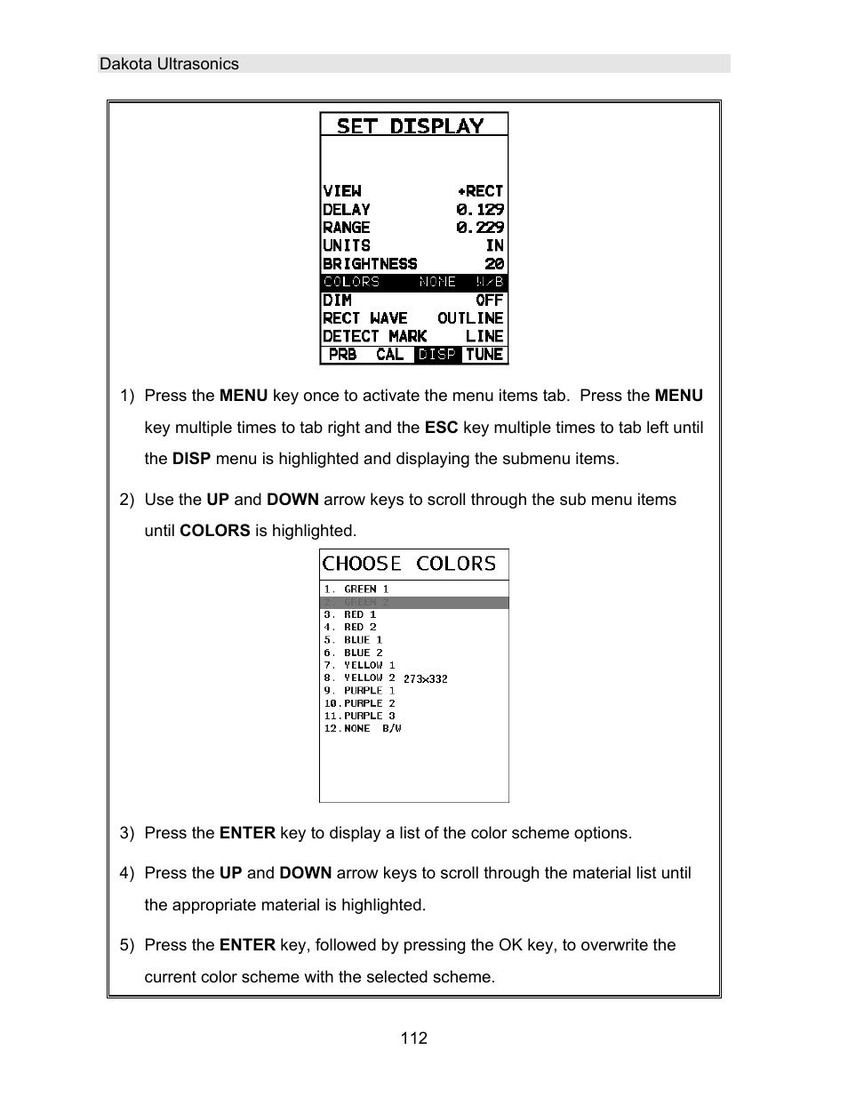 Dakota Ultrasonics DFX-7 plus MANUAL2 User Manual | Page 116 / 174