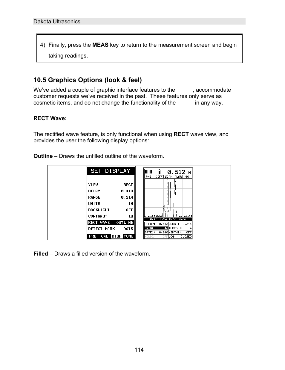 Dakota Ultrasonics DFX-7 plus MANUAL2 User Manual | Page 118 / 174