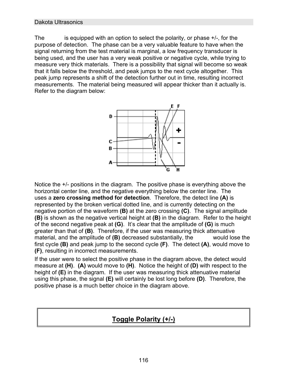 Dakota Ultrasonics DFX-7 plus MANUAL2 User Manual | Page 120 / 174