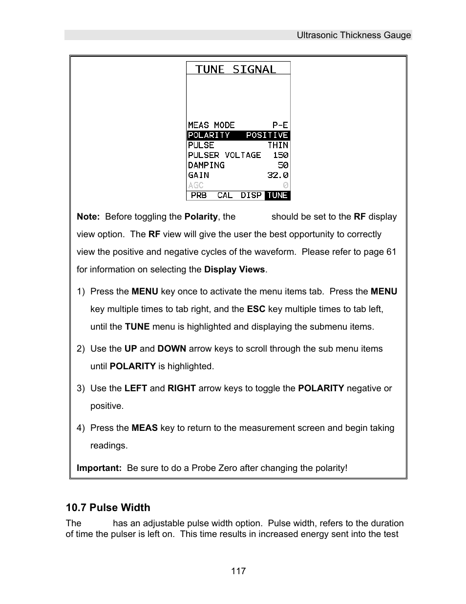 Dakota Ultrasonics DFX-7 plus MANUAL2 User Manual | Page 121 / 174
