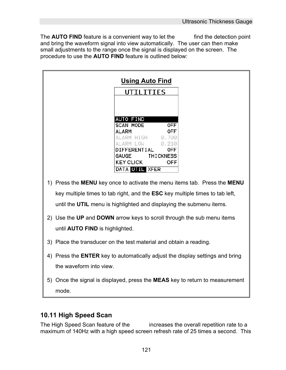 Dakota Ultrasonics DFX-7 plus MANUAL2 User Manual | Page 125 / 174