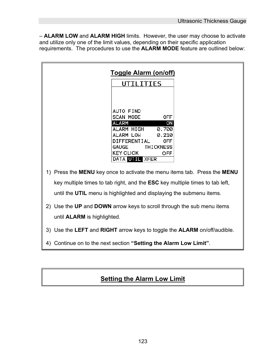 Dakota Ultrasonics DFX-7 plus MANUAL2 User Manual | Page 127 / 174