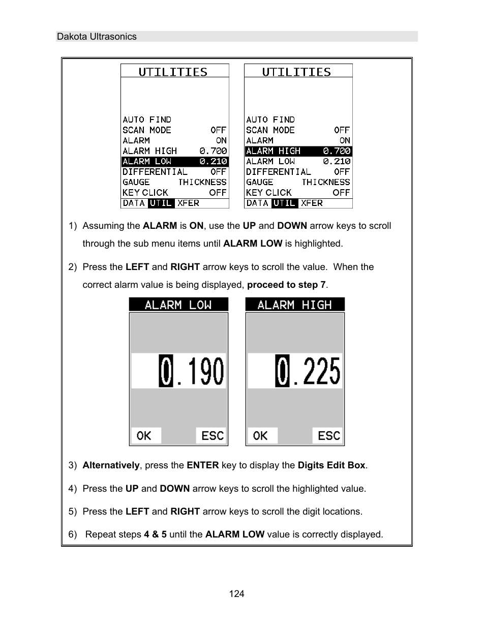 Dakota Ultrasonics DFX-7 plus MANUAL2 User Manual | Page 128 / 174