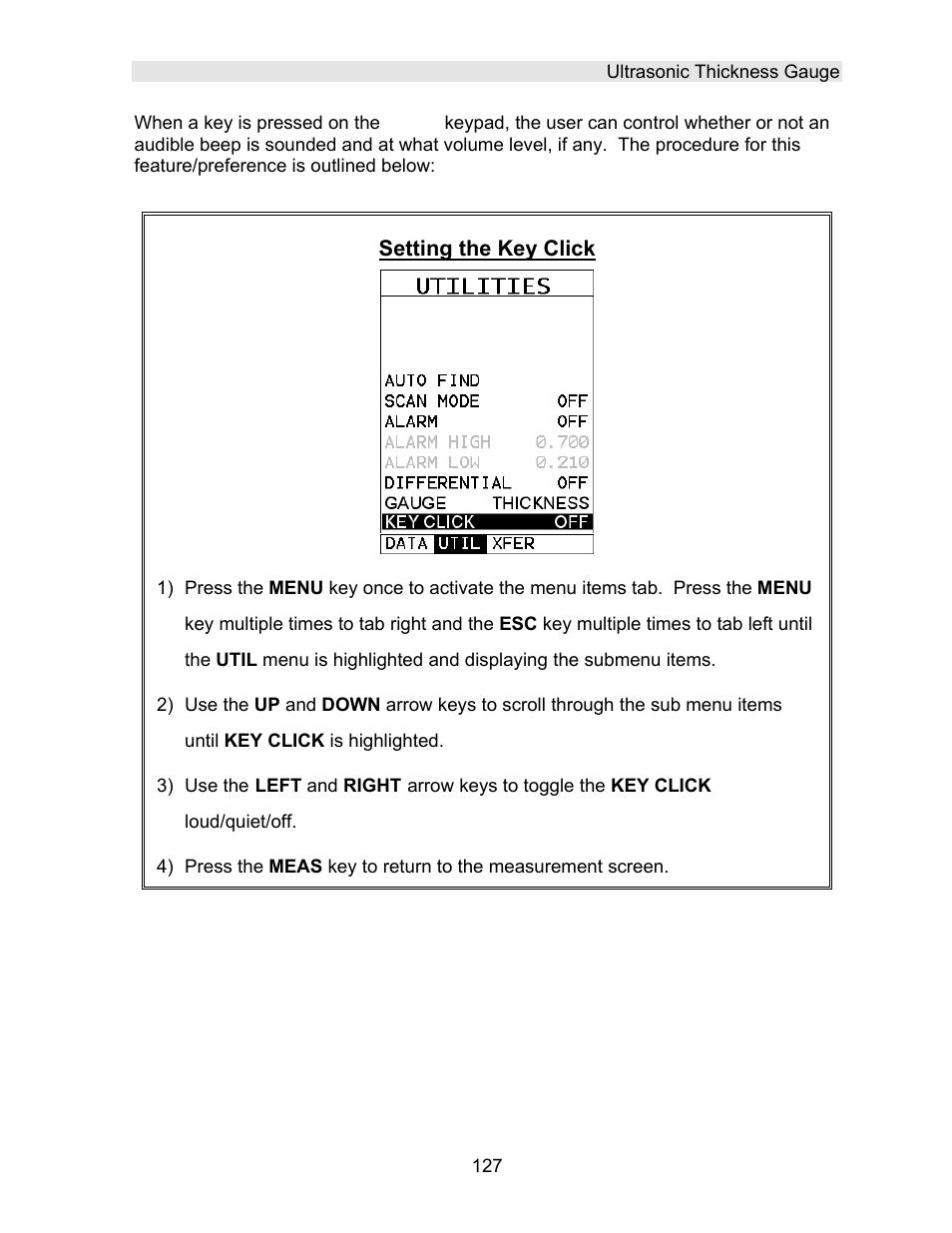 Dakota Ultrasonics DFX-7 plus MANUAL2 User Manual | Page 131 / 174