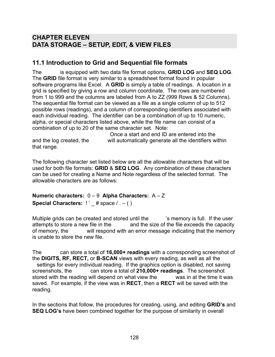 Dakota Ultrasonics DFX-7 plus MANUAL2 User Manual | Page 132 / 174