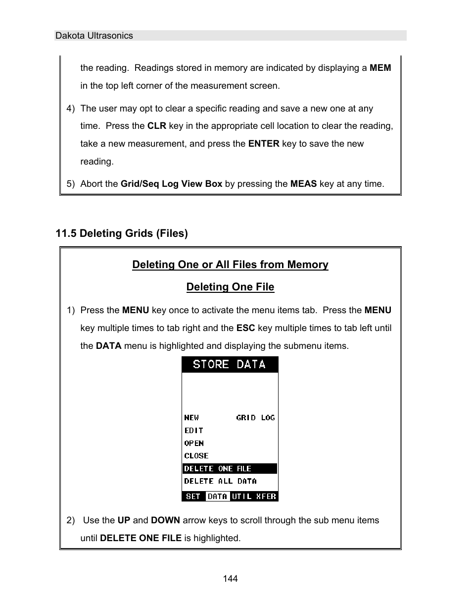 Dakota Ultrasonics DFX-7 plus MANUAL2 User Manual | Page 148 / 174