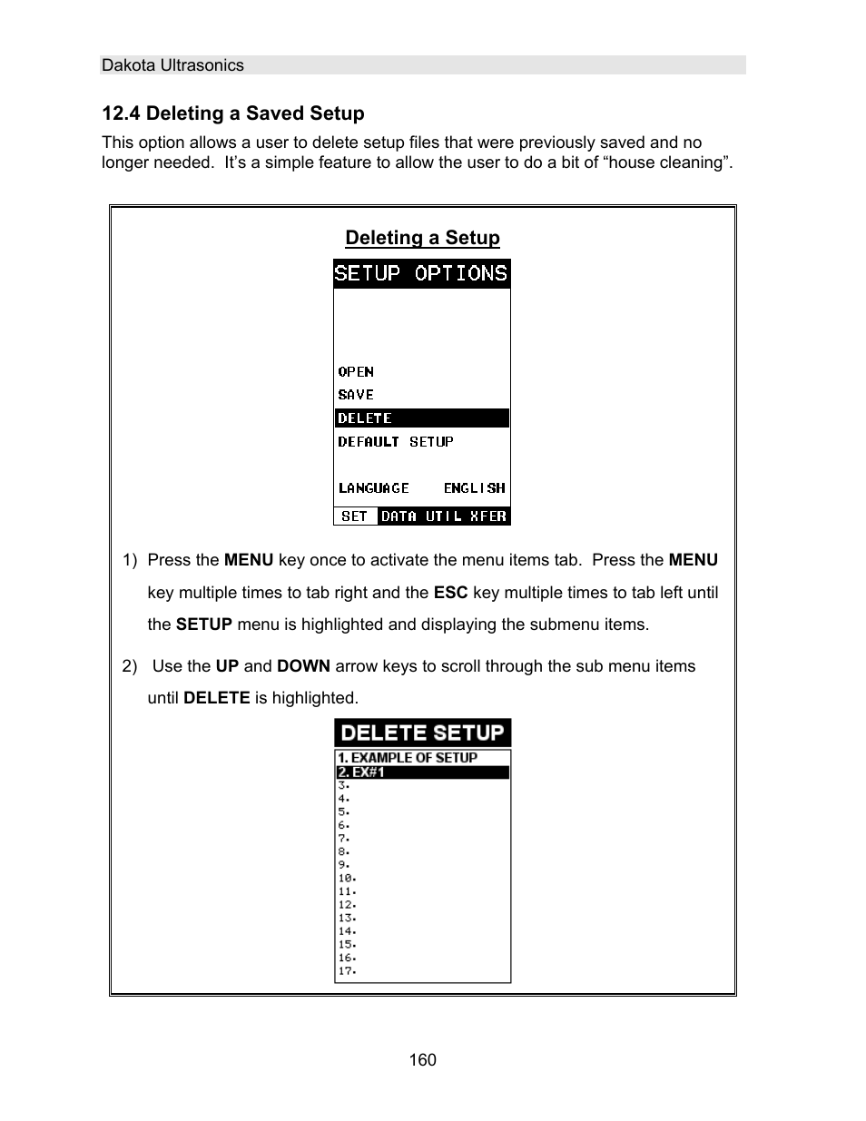 Dakota Ultrasonics DFX-7 plus MANUAL2 User Manual | Page 164 / 174