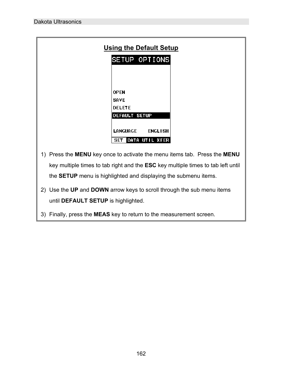 Dakota Ultrasonics DFX-7 plus MANUAL2 User Manual | Page 166 / 174