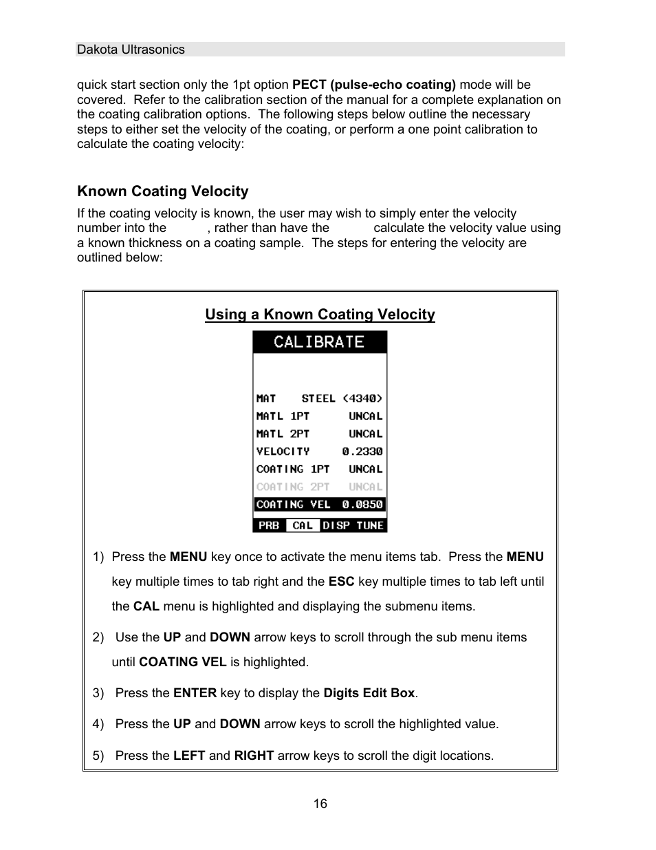 Dakota Ultrasonics DFX-7 plus MANUAL2 User Manual | Page 20 / 174