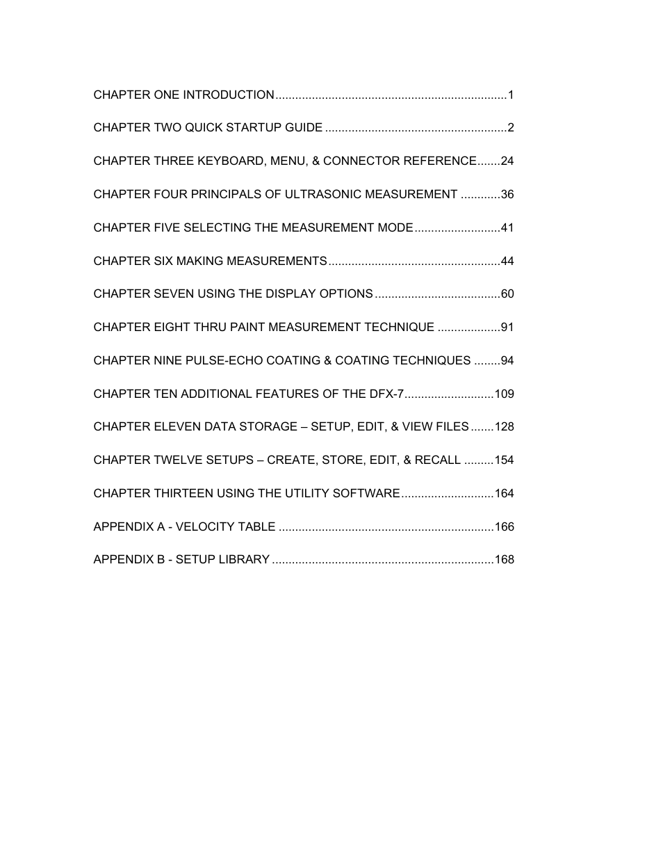 Dakota Ultrasonics DFX-7 plus MANUAL2 User Manual | Page 3 / 174