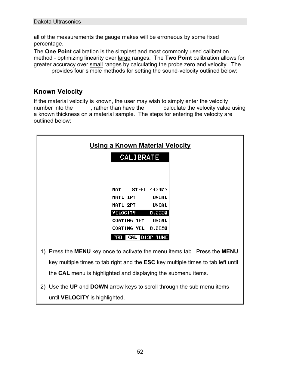 Dakota Ultrasonics DFX-7 plus MANUAL2 User Manual | Page 56 / 174