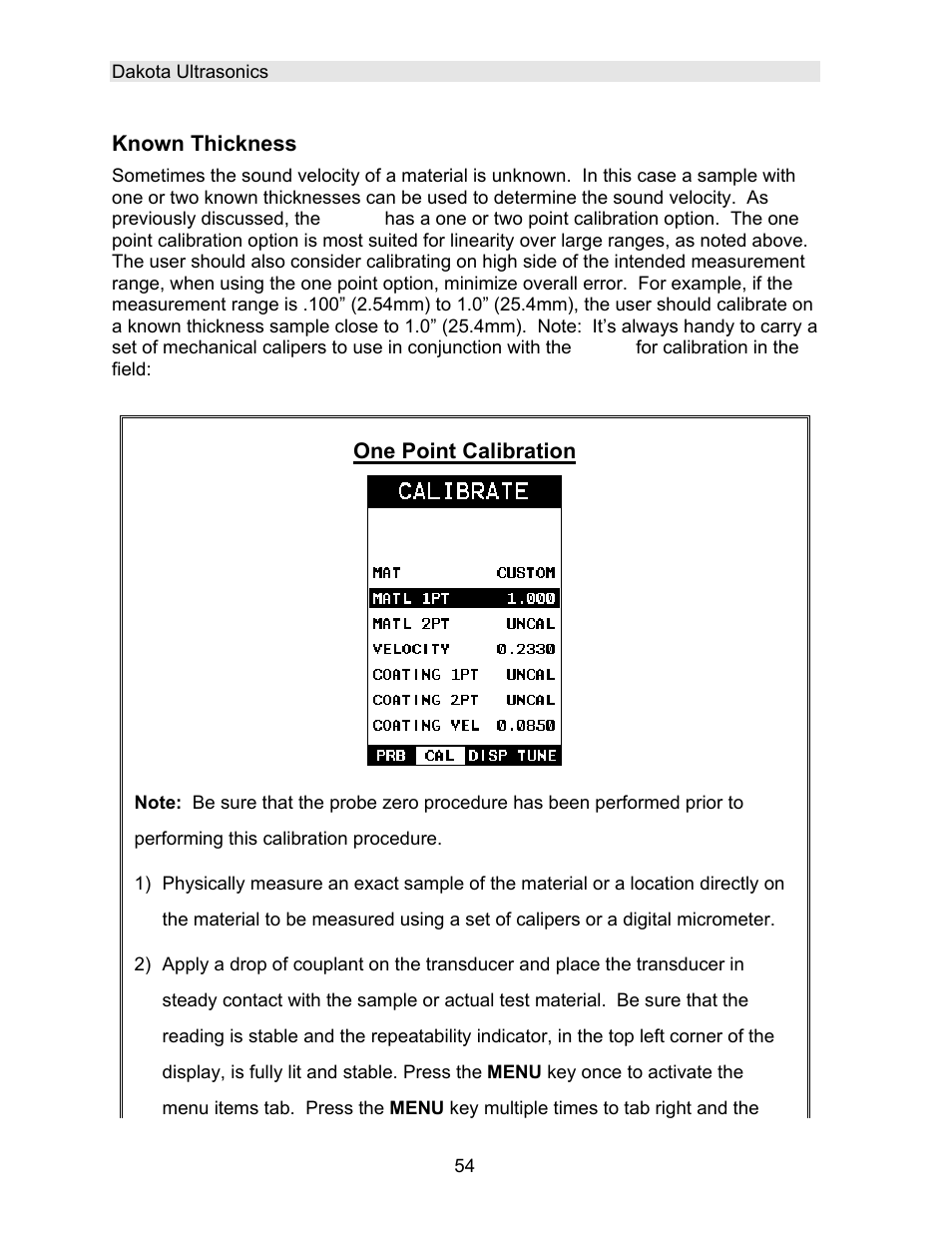 Dakota Ultrasonics DFX-7 plus MANUAL2 User Manual | Page 58 / 174