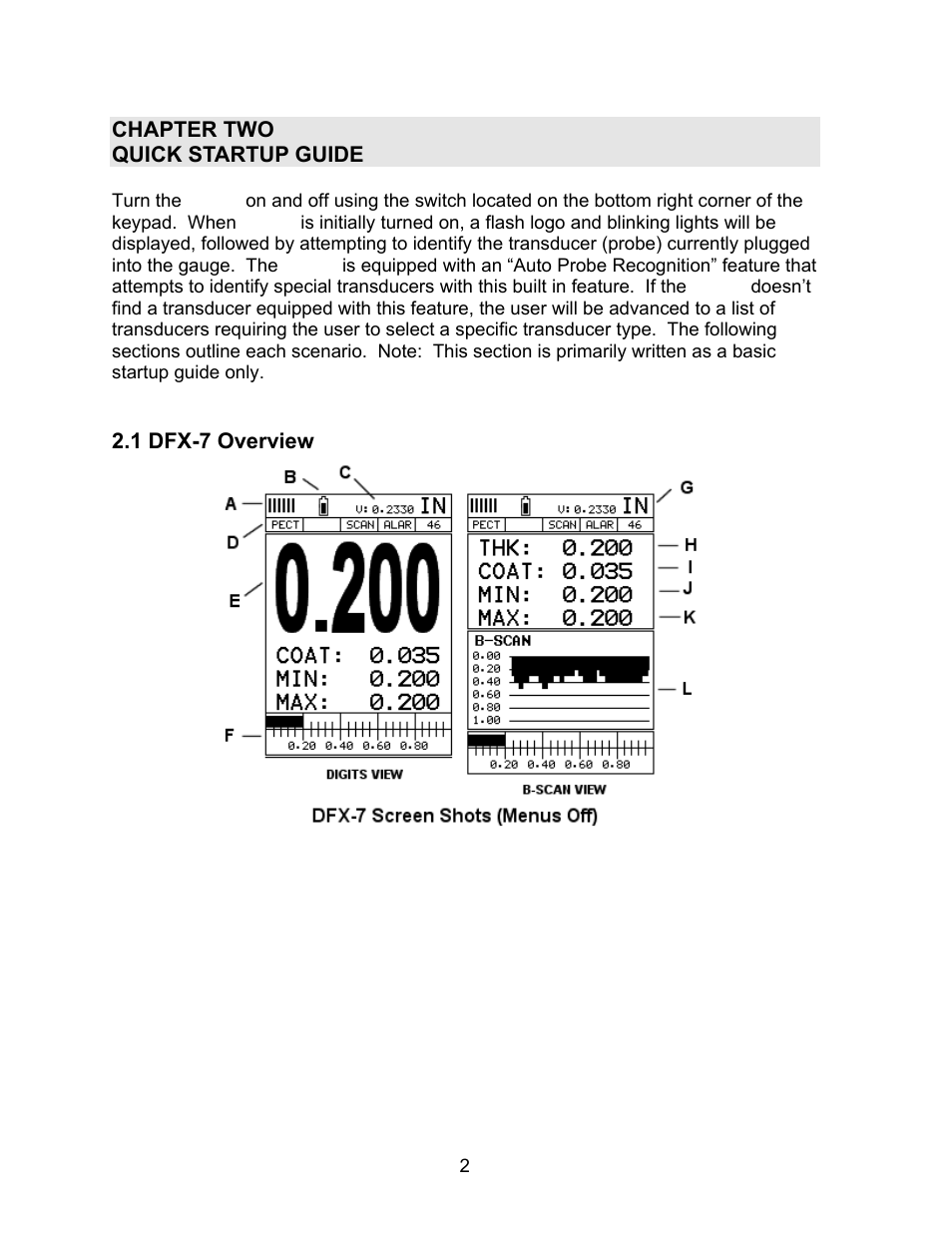 Dakota Ultrasonics DFX-7 plus MANUAL2 User Manual | Page 6 / 174