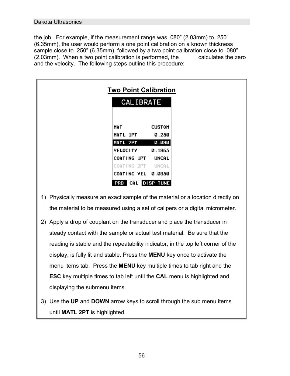 Dakota Ultrasonics DFX-7 plus MANUAL2 User Manual | Page 60 / 174