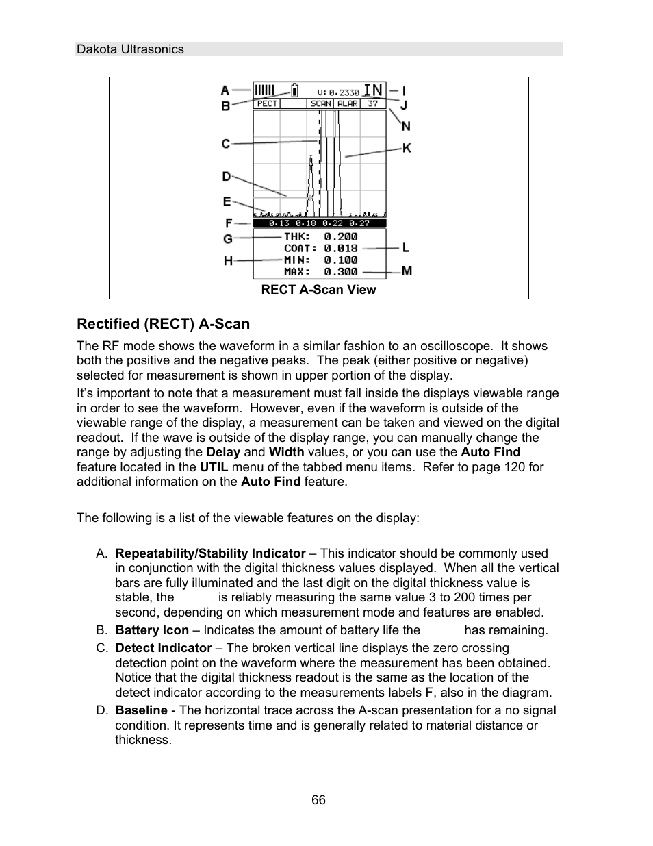 Dakota Ultrasonics DFX-7 plus MANUAL2 User Manual | Page 70 / 174