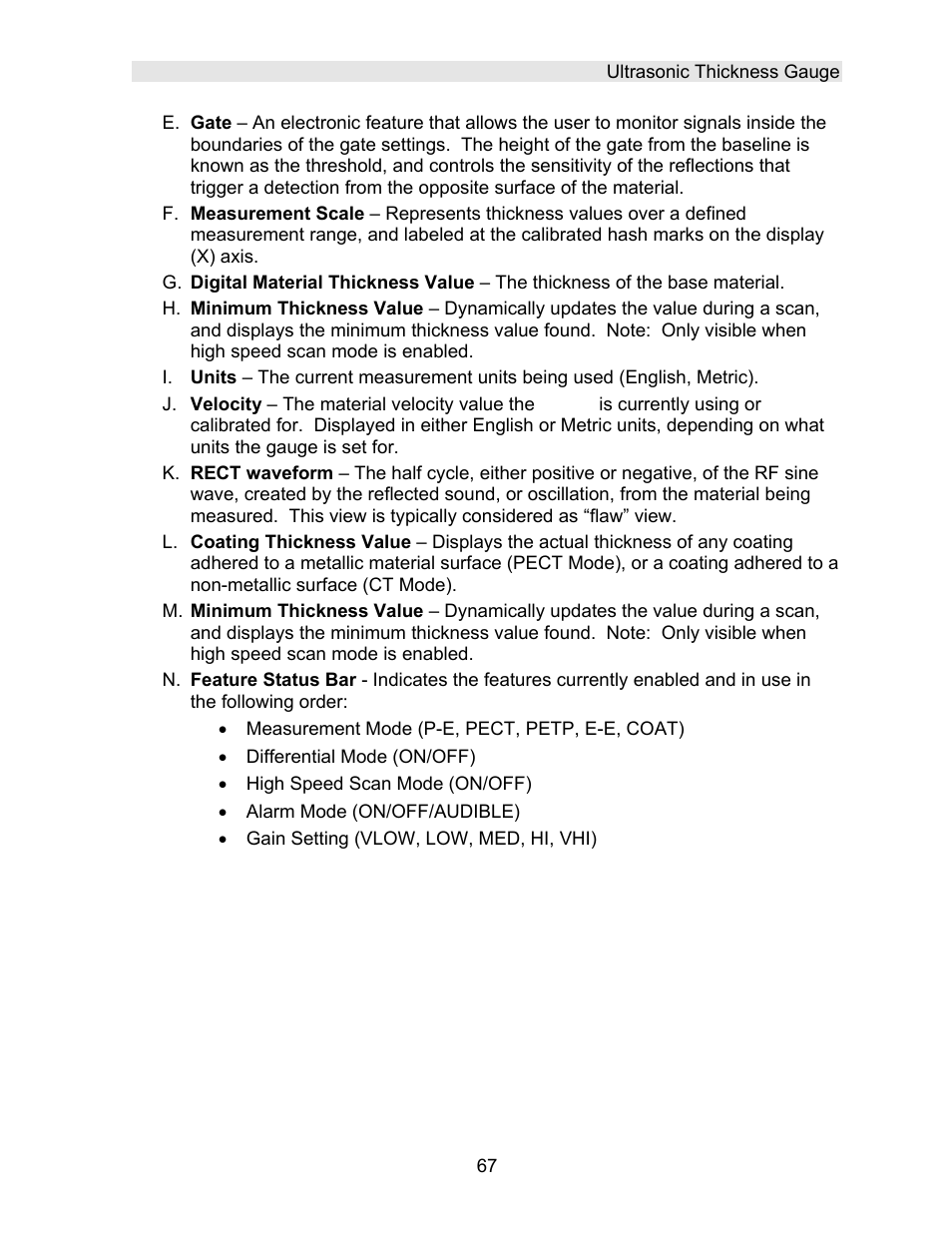 Dakota Ultrasonics DFX-7 plus MANUAL2 User Manual | Page 71 / 174