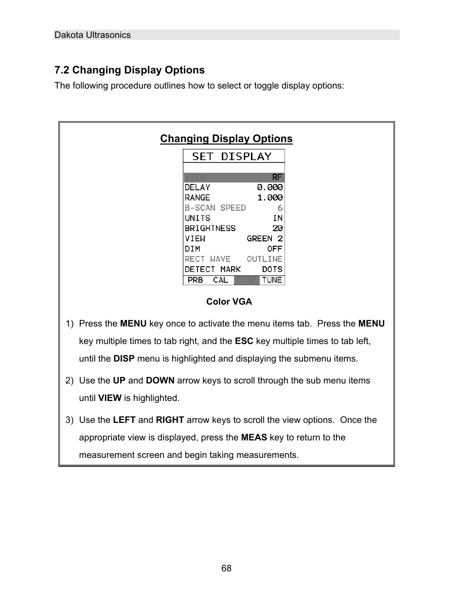 Dakota Ultrasonics DFX-7 plus MANUAL2 User Manual | Page 72 / 174