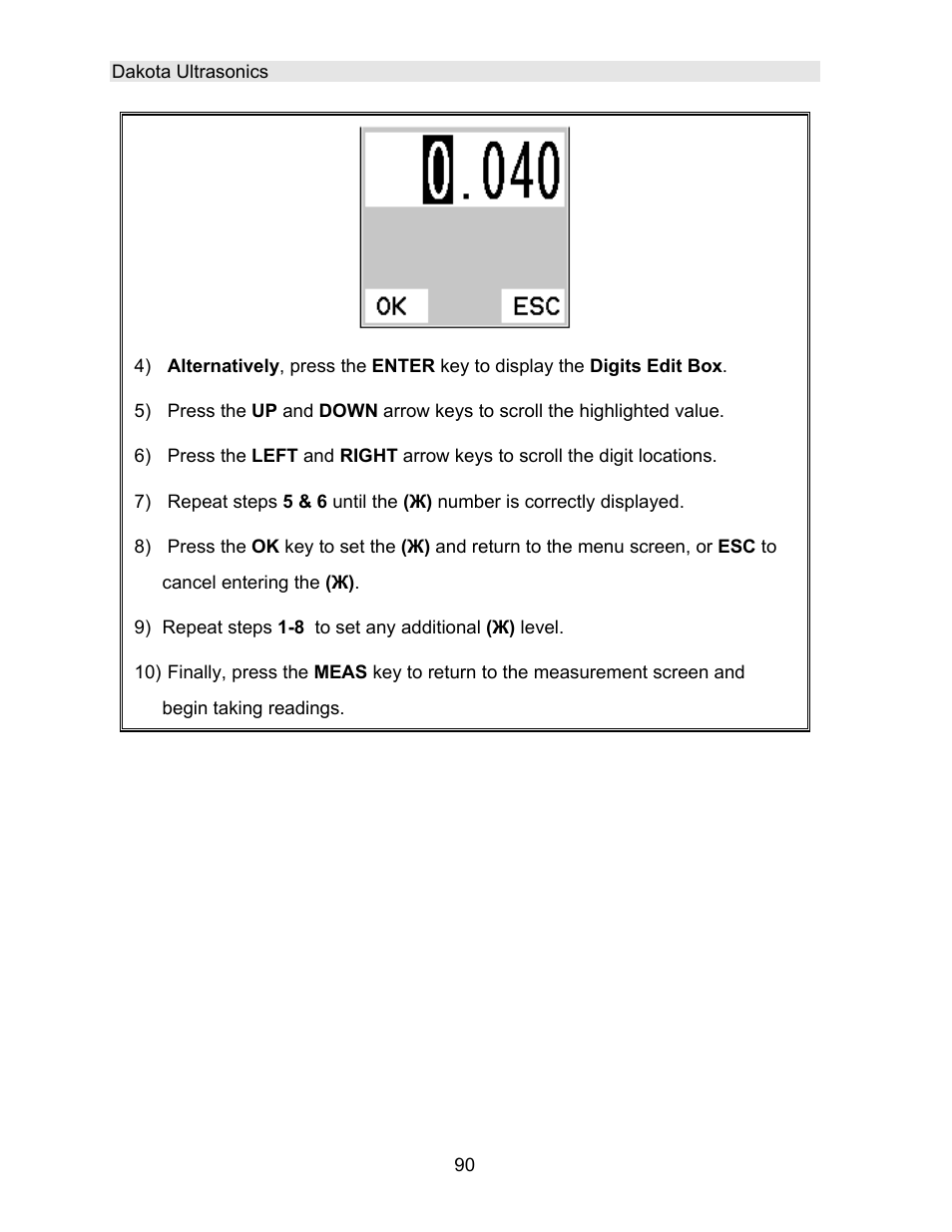 Dakota Ultrasonics DFX-7 plus MANUAL2 User Manual | Page 94 / 174