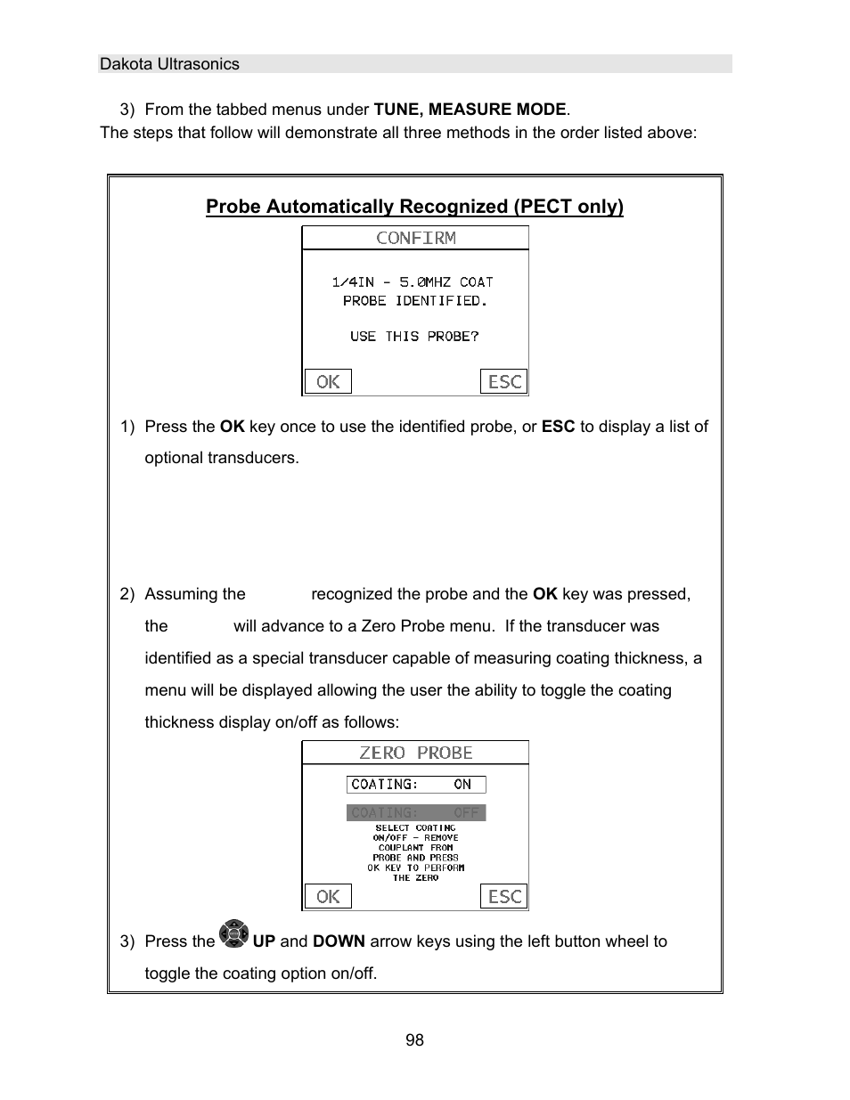Dakota Ultrasonics DFX-8 plus MANUAL2 User Manual | Page 102 / 183
