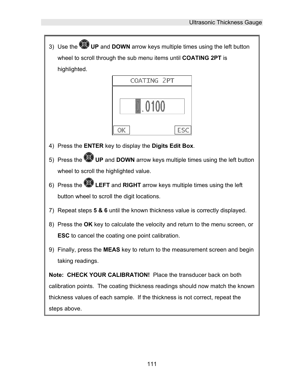 Dakota Ultrasonics DFX-8 plus MANUAL2 User Manual | Page 115 / 183