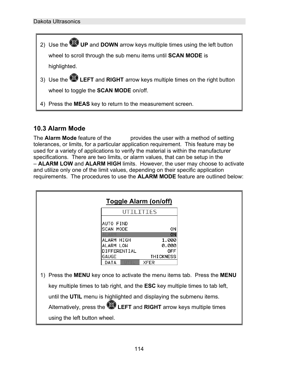 Dakota Ultrasonics DFX-8 plus MANUAL2 User Manual | Page 118 / 183