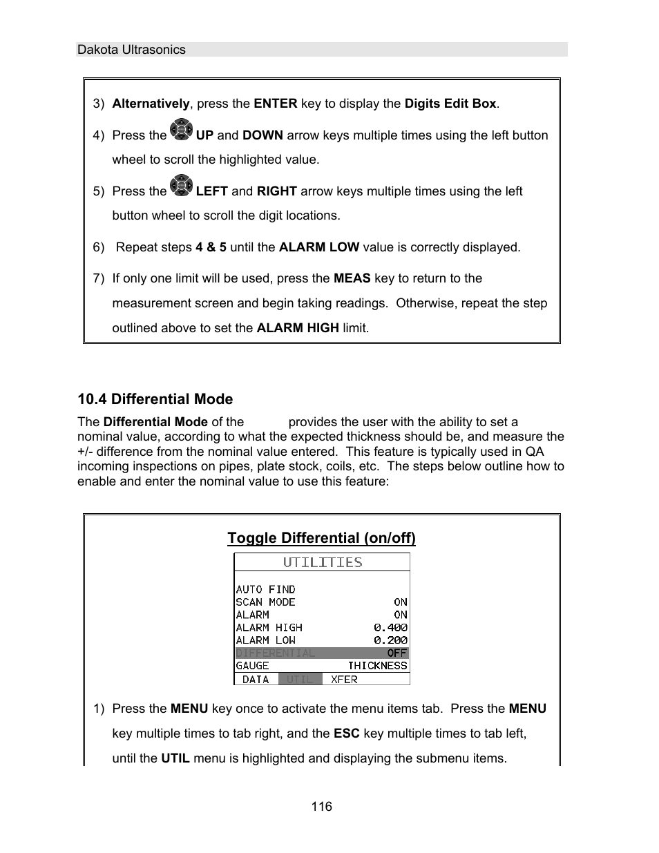 Dakota Ultrasonics DFX-8 plus MANUAL2 User Manual | Page 120 / 183