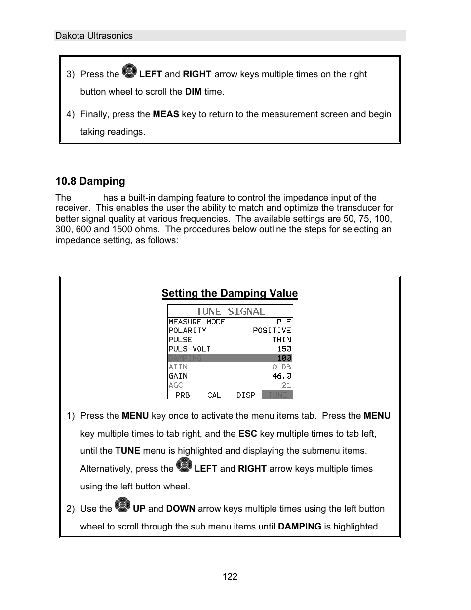 Dakota Ultrasonics DFX-8 plus MANUAL2 User Manual | Page 126 / 183