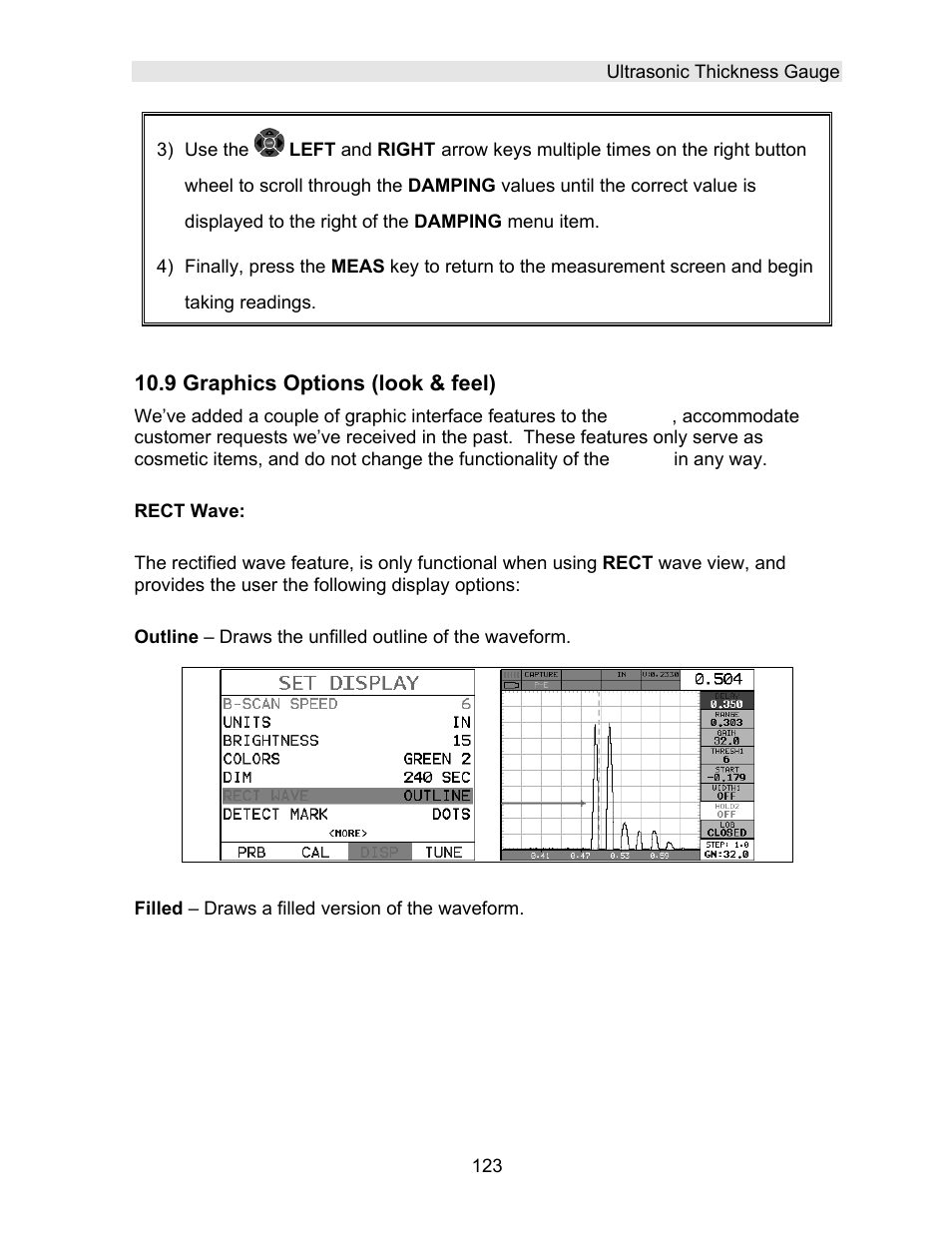 Dakota Ultrasonics DFX-8 plus MANUAL2 User Manual | Page 127 / 183