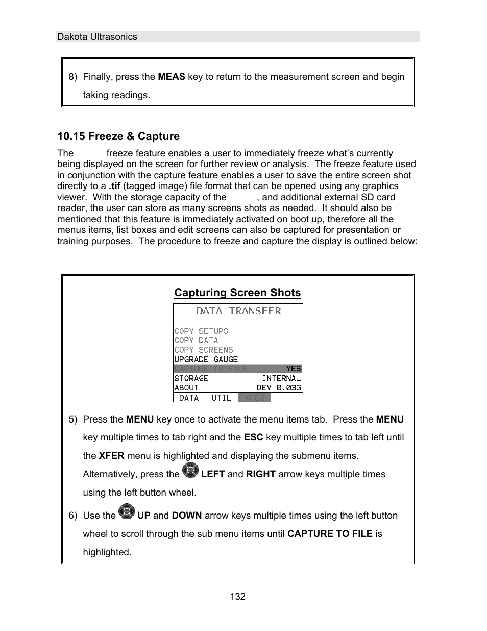 Dakota Ultrasonics DFX-8 plus MANUAL2 User Manual | Page 136 / 183