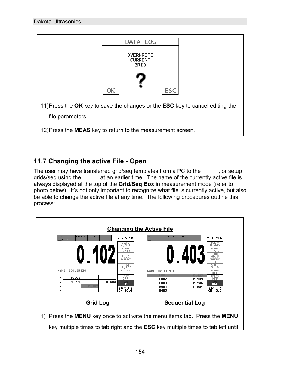 Dakota Ultrasonics DFX-8 plus MANUAL2 User Manual | Page 158 / 183