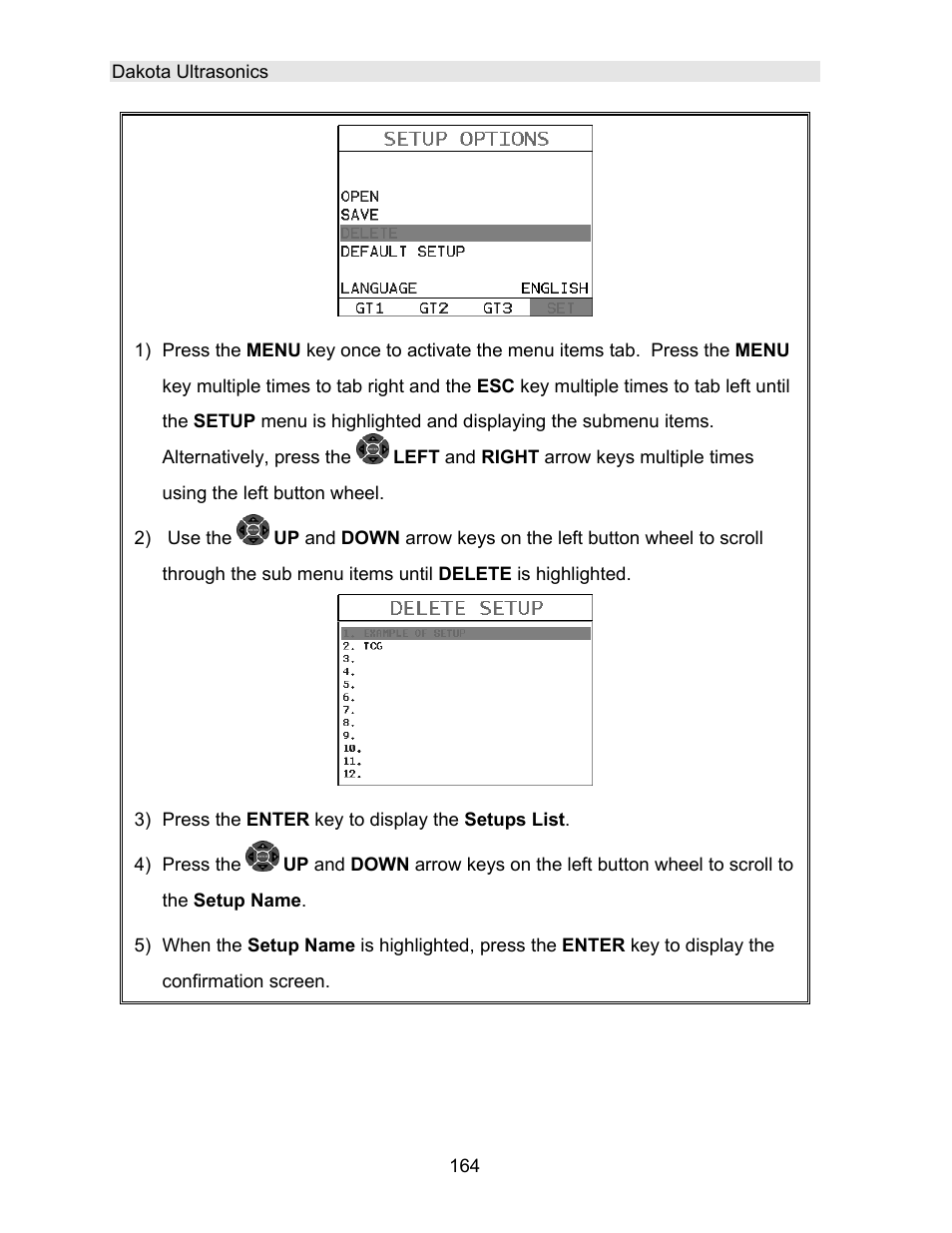 Dakota Ultrasonics DFX-8 plus MANUAL2 User Manual | Page 168 / 183