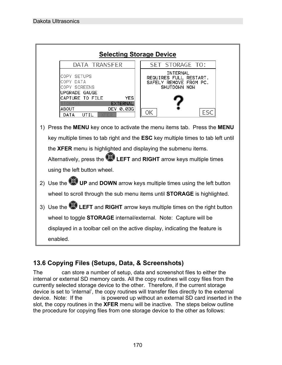 Dakota Ultrasonics DFX-8 plus MANUAL2 User Manual | Page 174 / 183