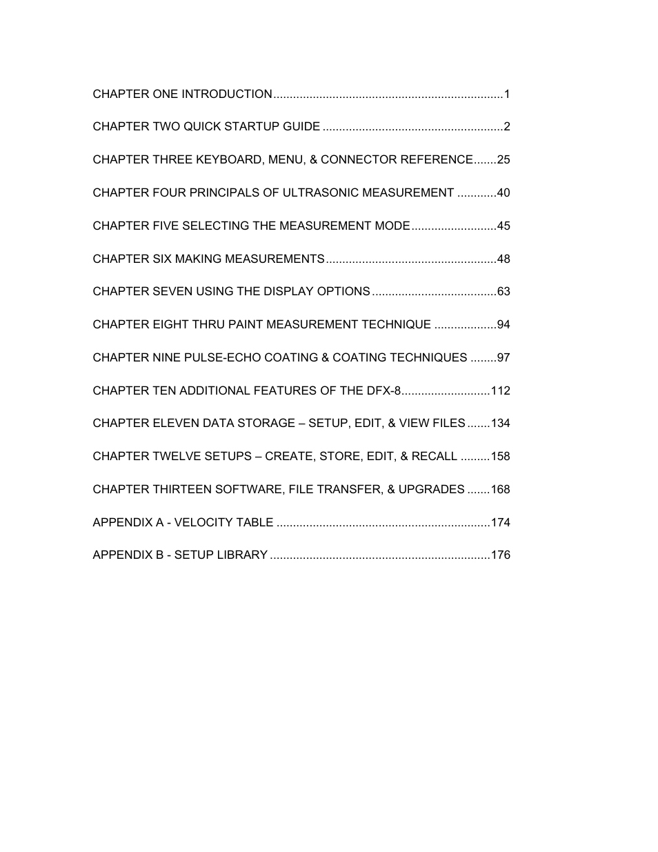 Dakota Ultrasonics DFX-8 plus MANUAL2 User Manual | Page 3 / 183