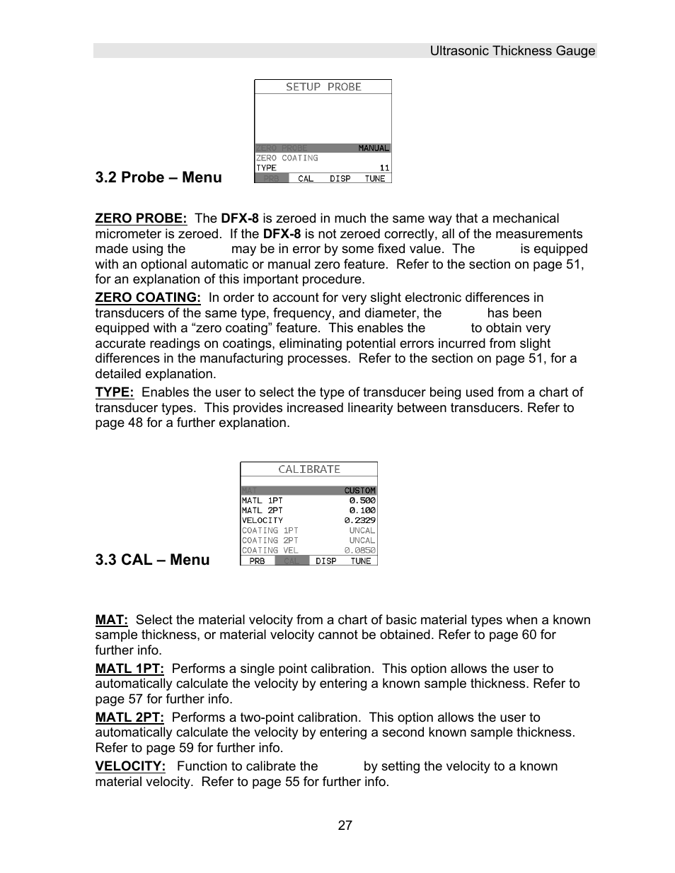 Dakota Ultrasonics DFX-8 plus MANUAL2 User Manual | Page 31 / 183