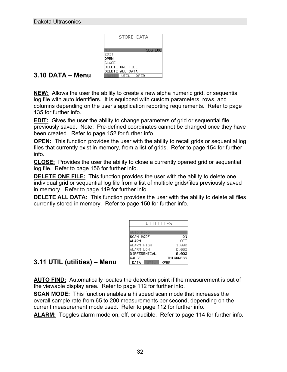 Dakota Ultrasonics DFX-8 plus MANUAL2 User Manual | Page 36 / 183