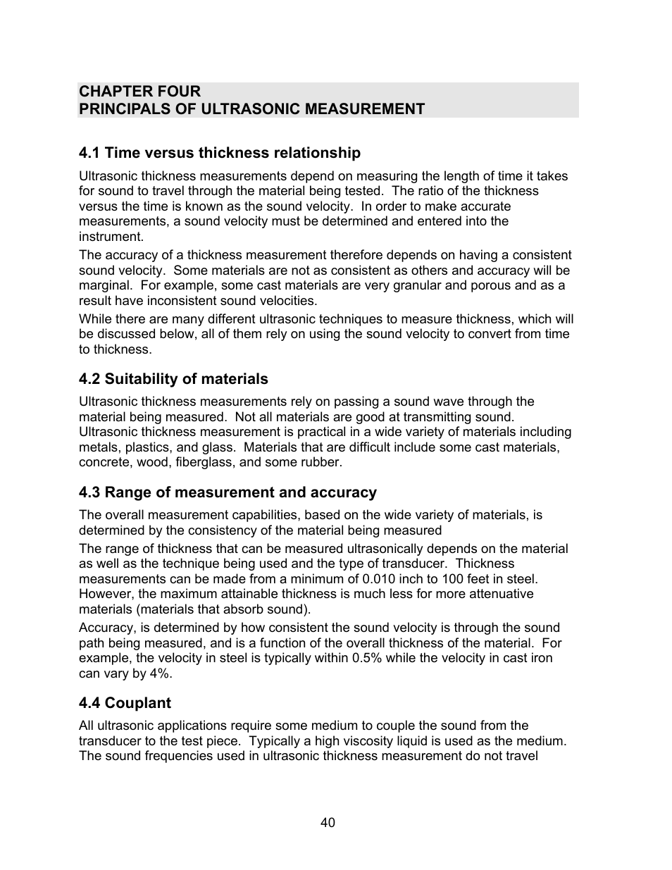 Dakota Ultrasonics DFX-8 plus MANUAL2 User Manual | Page 44 / 183