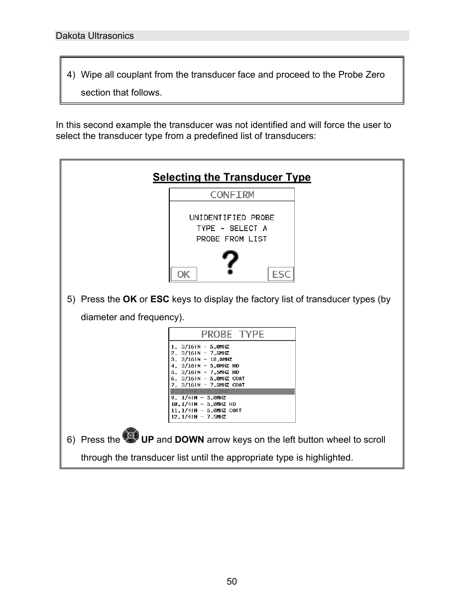 Dakota Ultrasonics DFX-8 plus MANUAL2 User Manual | Page 54 / 183