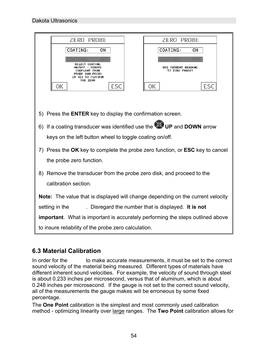 Dakota Ultrasonics DFX-8 plus MANUAL2 User Manual | Page 58 / 183