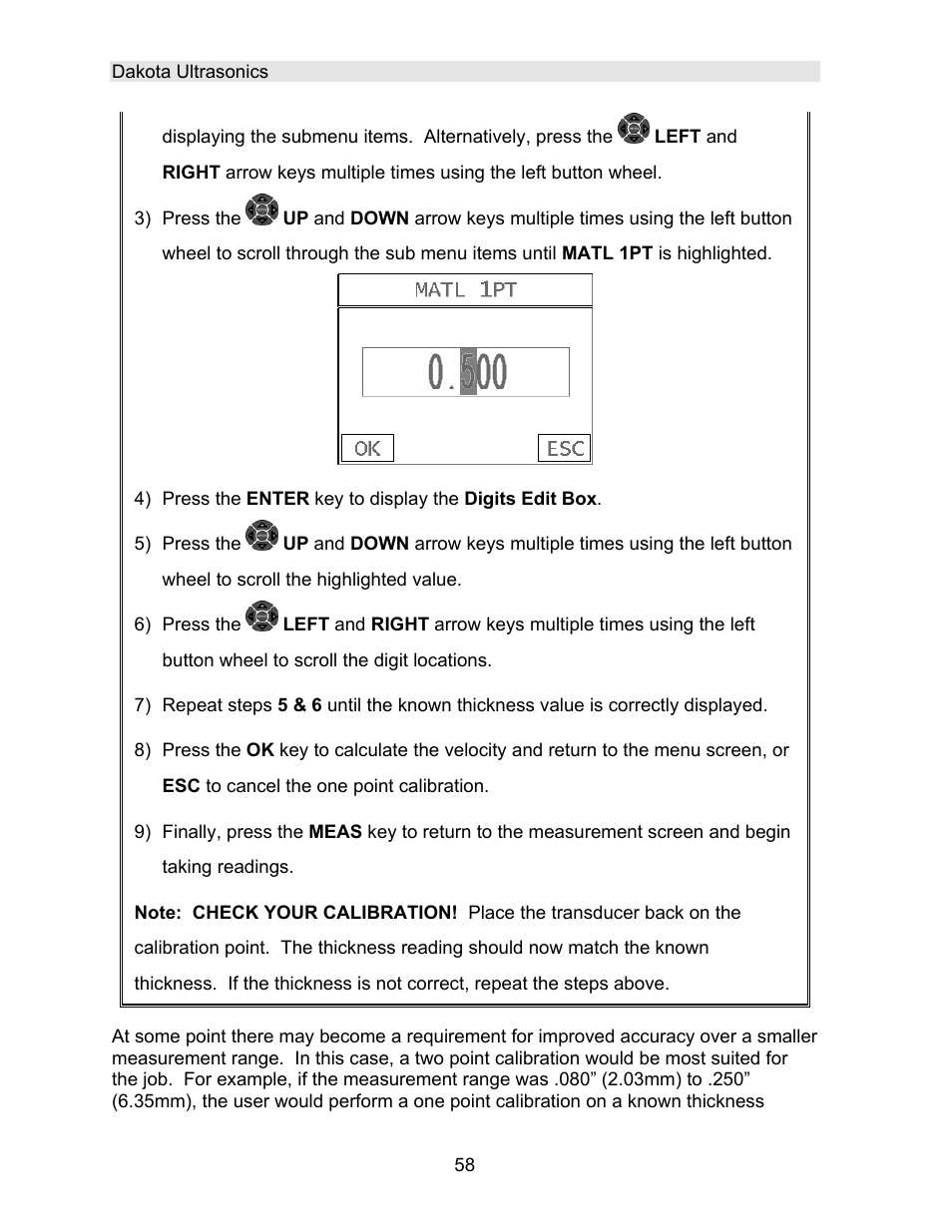 Dakota Ultrasonics DFX-8 plus MANUAL2 User Manual | Page 62 / 183