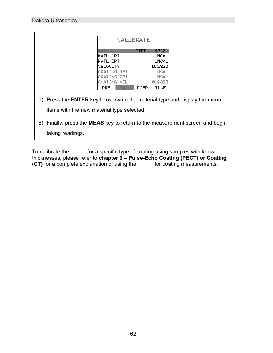 Dakota Ultrasonics DFX-8 plus MANUAL2 User Manual | Page 66 / 183