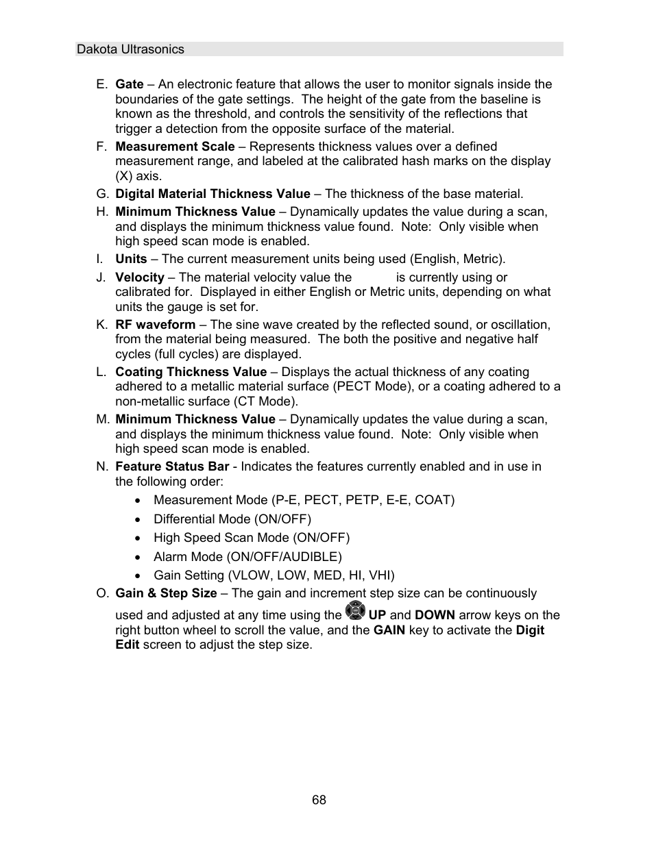Dakota Ultrasonics DFX-8 plus MANUAL2 User Manual | Page 72 / 183