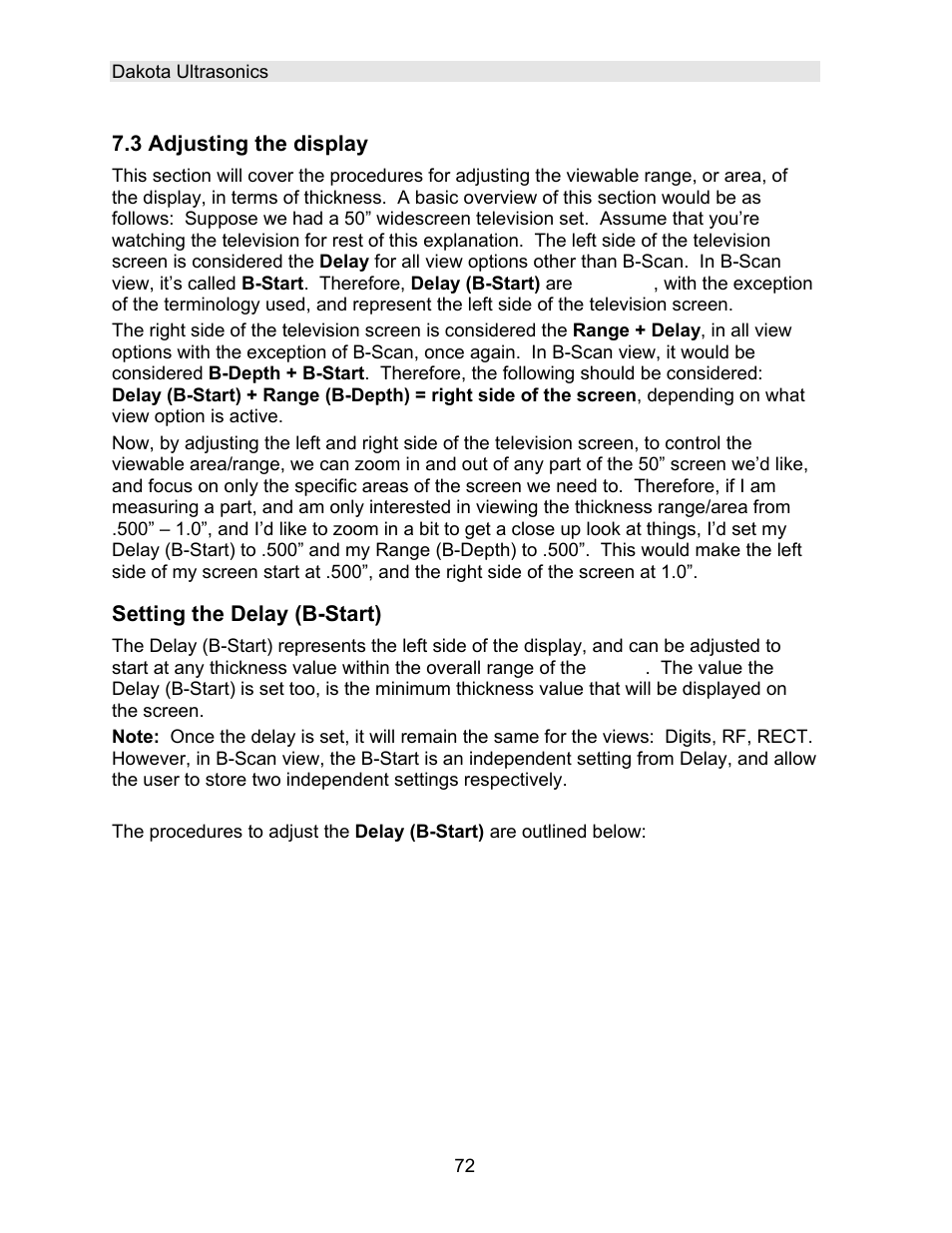 Dakota Ultrasonics DFX-8 plus MANUAL2 User Manual | Page 76 / 183